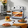 thumbnail image 3 of 12.5QT 7-in-1 Convection Toaster Oven 1500W, Stainless Steel with 5 Presets – Bake, Roast, Grill, Broil & Toast, 3 of 11
