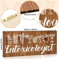 thumbnail image 3 of 2 Pièces Mariage Open Bar Signe Ivrogne Manigances Intoxicologue Signe pour Mariage Bar Fête Décoration de la Maison Réception Décoration de la Maison, 3 of 7