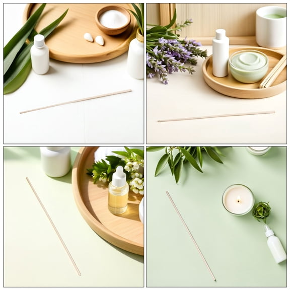 CIMAXIC Straight Reed Diffuser Ivory Bamboo for Perfume, Natural and