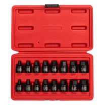 Sunex 3646 16 Pc. 3/8" Drive Stubby Impact Hex Driver Set