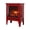 Red, variant on 18 Inch Freestanding Electric Fireplace Stove with 3D Flame Effect, Lemon Yellow, Tempered Glass, Compact Heater for Small Spaces, 700W/1400W