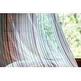 thumbnail image 2 of Abstract Tulle Curtains with Rod Pocket, Vertical Striped Pastel Toned Color Bands Lines Background Nautical Design, Sheer Drape for Wedding Party 2 Panels, 7 Sizes, Sky and Dark Blue, by Ambesonne, 2 of 3