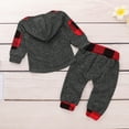 thumbnail image 4 of Baby Boys Tops Clothing Newborn Kids Baby Outfits Clothes Top Hooded Sweater+Flowers Printed Trousers, A1 L, 4 of 9