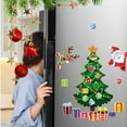 thumbnail image 2 of Magnetic Christmas Tree for Refrigerator Decorations,Santa Reindeer Holiday Magnets Stickers,Magnet Christmas Tree for Fridge Metal Door Garage, 2 of 6