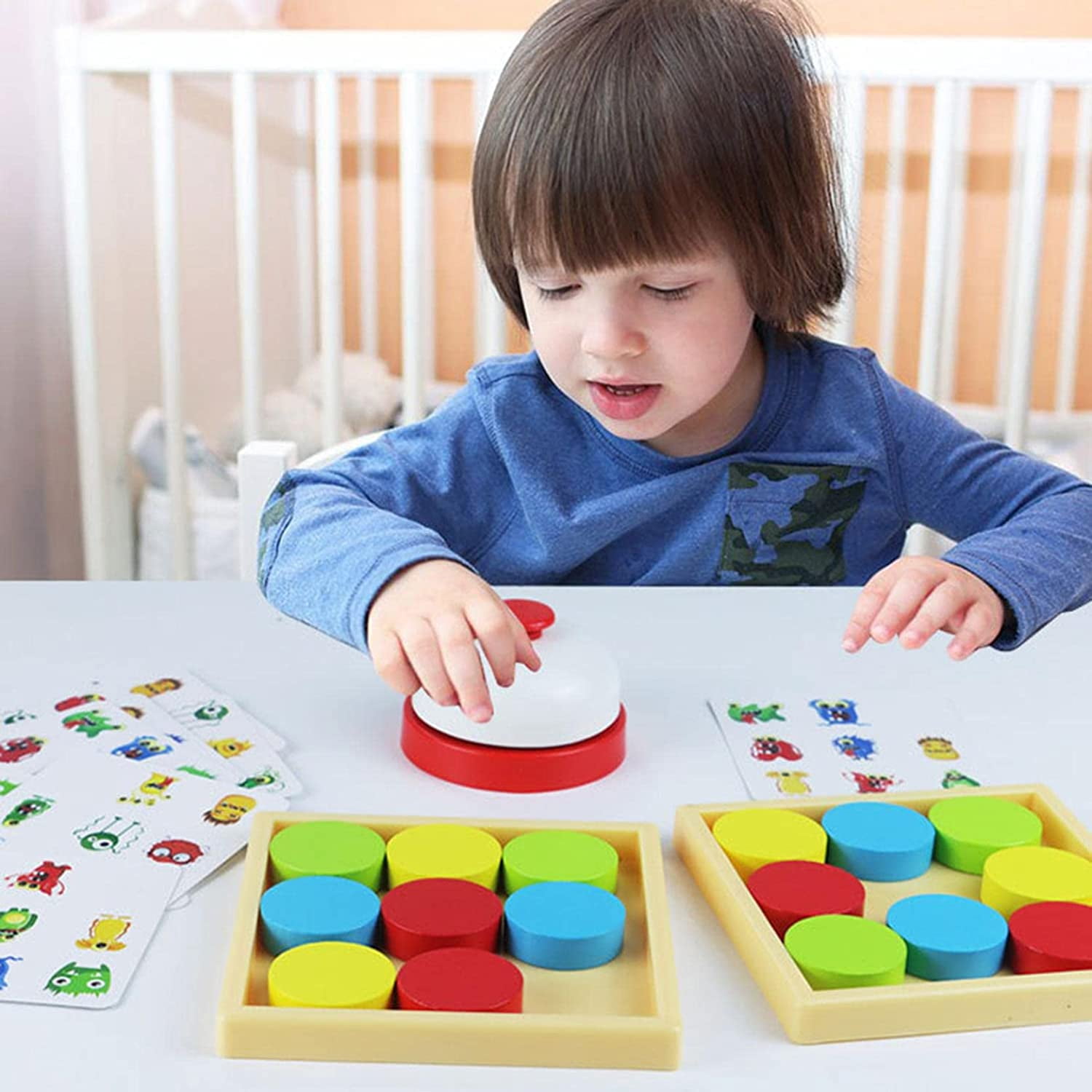jovati jouets pour enfants Crazy Push And Push Table Games Interaction  parent-enfant Éducatif pour enfants 