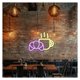 thumbnail image 1 of Letrero De Neón Café Y Croissant, Ideal Para Panaderías, Cafeterías, Tiendas, Decoración Pared Del Hogar, Con Atenuación 31cmx40cm, 1 of 2