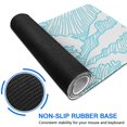 thumbnail image 6 of "Gaming Mouse Pad XL - Non-Slip, Stitched Edges, Japanese Blue & White Wave Design", 6 of 7