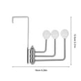thumbnail image 2 of HEALEEP Over Door Hanger Rack Over Door Hanger Stainless Steel Organizer 1Pcs, 2 of 8