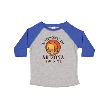 

Inktastic Someone in Arizona Loves Me Gift Toddler Boy or Toddler Girl T-Shirt