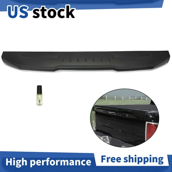 For 2009-2021 Dodge Ram 1500 2500 3500 Truck Black Tailgate Spoiler Cover