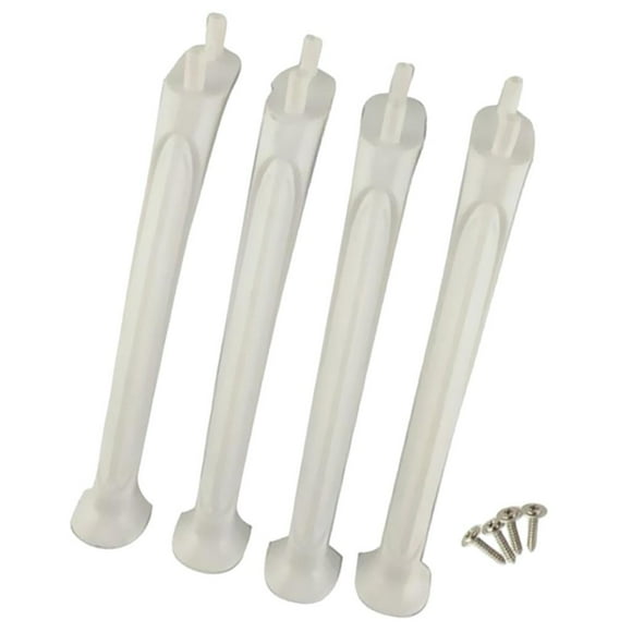 Tren de aterrizaje de repuesto de 4 piezas Syma X5hw X5hc X5sw X5sc Drad Blanco