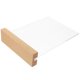 thumbnail image 5 of Soporte de acrílico para carteles, soporte de escritorio para guardar menús de restaurante con base de madera (A6), 5 of 7