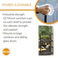 thumbnail image 4 of K&H Pet Products EZ Mount Window Kitty Sill Quad Stack Gray 12 X 23 Inches, 4 of 9