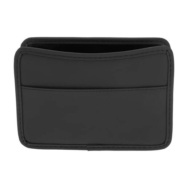 Bote de Basura para Automóvil Único y Portátil, Bote de Basura de Cuero Sintético para la Puerta del Automóvil 1 Pcs Negro