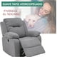 thumbnail image 3 of Sillón Reclinable Eléctrico de Tela Cosmobel Cloe, 3 of 6