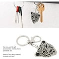 thumbnail image 2 of AVEKI Keychain,Fashion Crystal Leopard Head Key Ring,Mini Metal Keychain,Charm Pendant Gift Key Chain Ring for Car Bag Pendant A0513, 2 of 8
