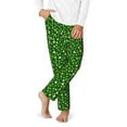 thumbnail image 2 of Xecao Happy St. Patrick's day Print Teenagers' Pajama Pants Long Sleep Pants Soft Elastic Waist Pajama Bottoms Elastic waist with 2 Pockets 5-16 Years-Medium, 2 of 6