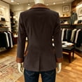 thumbnail image 5 of Qzwdhjm Womens Corduroy Blazer Lapel Collar Long Sleeve Vintage Blazers Open Front Business Casual Suit Jacket with Pocket, 5 of 9
