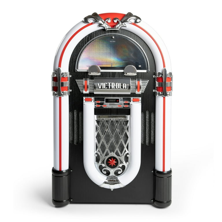 Victrola Mayfield Full-Size Jukebox with Vinyl Record Player