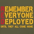 thumbnail image 3 of RED Until They All Come Back Long Sleeve T-shirt Remember Everyone Deployed Remembrance Day Friday American Military, 3 of 7