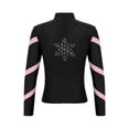 thumbnail image 2 of Doomiva Veste de Sport à Fermeture Éclair pour Filles, Manches Longues, Col Montant, Rose 12, 2 of 7