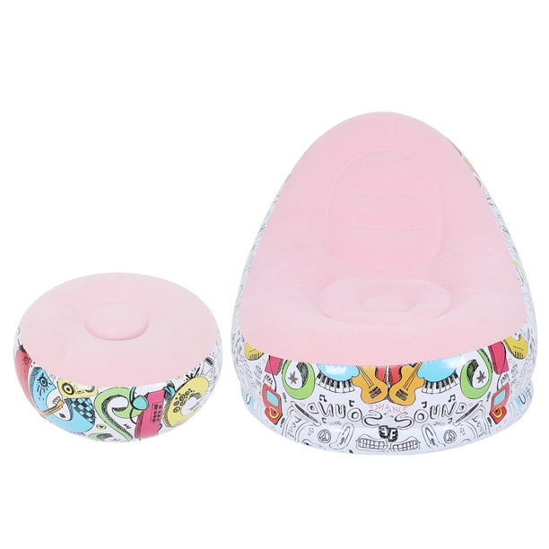 Sofá Inflable Suave Resistente Al Desgaste, Sillón Inflable, Portátil Para Dormir La Siesta, Leer El Ocio