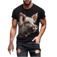 thumbnail image 1 of Camisetas de Manga Corta para Hombre Imprimir Casual Camiseta de Cuello Redondo, Camisetas de Manga Corta para Hombre Casual, 1 of 5