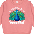 thumbnail image 3 of Inktastic Peacock Toddler Sweatshirt, 3 of 4