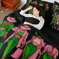 thumbnail image 4 of Castle Fairy Girls Sisterhood Twin Bedding Sets,Old Fashion Bedding Comforter Set, 4 of 8