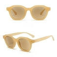 thumbnail image 3 of Men's Orange Reading Glasses Women's Square Classic Tinted Brown Sunglasses Readers UV +2.50, 3 of 3