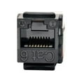 thumbnail image 2 of Tripp Lite Cat6/cat5e 110 Punch Down Keystone Jack - Modular Insert - Rj-45 - Black - Taa Compliant (pack Of 10), 2 of 3