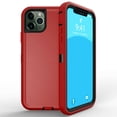 thumbnail image 2 of For Apple iPhone 12 Pro / iPhone 12 6.1 inch Heavy Duty Shockproof Armor Hybrid Case Cover With Clip Red/Black, 2 of 7