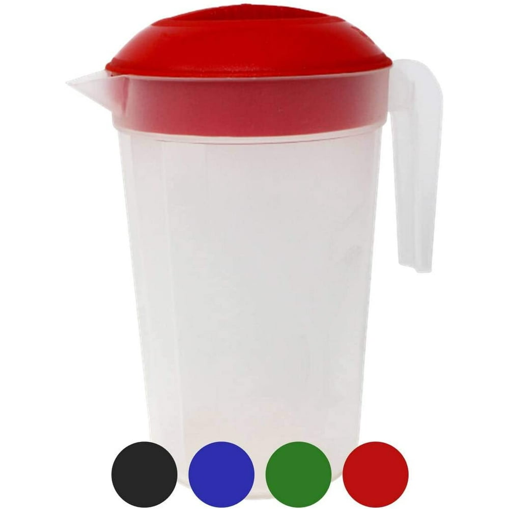 Tribello LARGE 1.3 Gallon Water Pitcher, Plastic Juice Pitcher With Lid