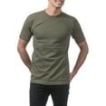 thumbnail image 3 of Pro Club Men's Comfort Cotton Short Sleeve T-Shirt-OLV-XL, 3 of 5