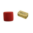 thumbnail image 1 of Escabel,Reposapiés pequeño,taburete otomano,sofá,taburete de té,Reposapiés Cubo Taburete Taburete para Dormitorio Baño,Caja de pañuelos,Dispensador de pañuelos para baño, 1 of 8