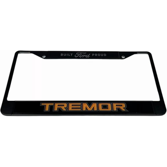 Compatible with Ford Tremor Badge - Daytona Lite Black License Plate Frame
