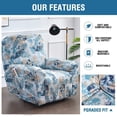 thumbnail image 3 of Recliner Slipcovers -Pieces Lazyboy Recliner Covers Recliner Couch Covers Recliner Chair Cover Non Slip Reclining Slipcovers with Storage Pockets Furniture Protector for Living Room, 3 of 8