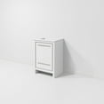 thumbnail image 6 of Lafarre 24 in W x 20 in D White Bath Vanity and Cultured Marble Top, 6 of 8