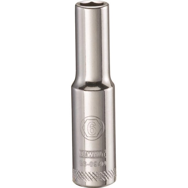 STANLEY 227516 6mm Deep Socket 0.25 in Drive Multicolour Tool