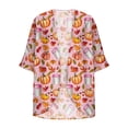 thumbnail image 5 of Zormilly Halloween Cardigan Women Lightweight 3/4 Sleeve Open Front Long Cardigans Print Loose Casual Cardigans, S-2XL, 5 of 5