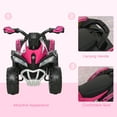 thumbnail image 5 of Kids Bike Aosom NO Power Kids Ride On Push Car, Ride Racer, Foot-to-floor Sliding Car, Walking ATV Toy with Music, Lights, for 1.5-3 Years Old, Pink,Boys Bike, 5 of 10