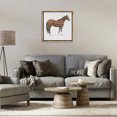 thumbnail image 3 of Stupell Industries American Flag Horse Animals & Insects Painting Brown Floater Framed Canvas Art Print Wall Art, 25 x 25, 3 of 10
