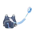 thumbnail image 3 of Correa para niños pequeños Sunnimix 2 en 1 con arnés de seguridad azul oscuro, 3 of 8