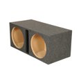 thumbnail image 2 of Q Power 2 Hole 15-Inch Vented Heavy Duty Subwoofer Enclosure, Charcoal Grey, 2 of 2