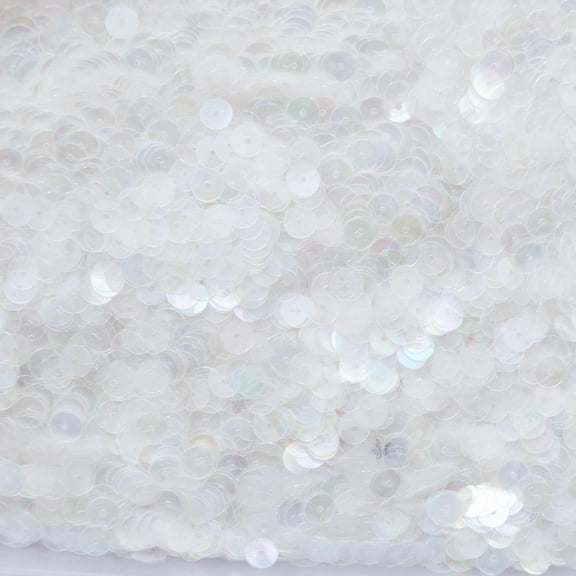 Clear Sequins 6mm Crystal Rainbow Iris Iridescent Made in USA