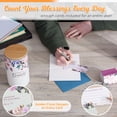thumbnail image 3 of Christian Art Gifts Keepsake Count Your Blessings Ceramic Gratitude Jar Set with Bible Verse Note Cards: Today I'm , (Hardcover), 3 of 7