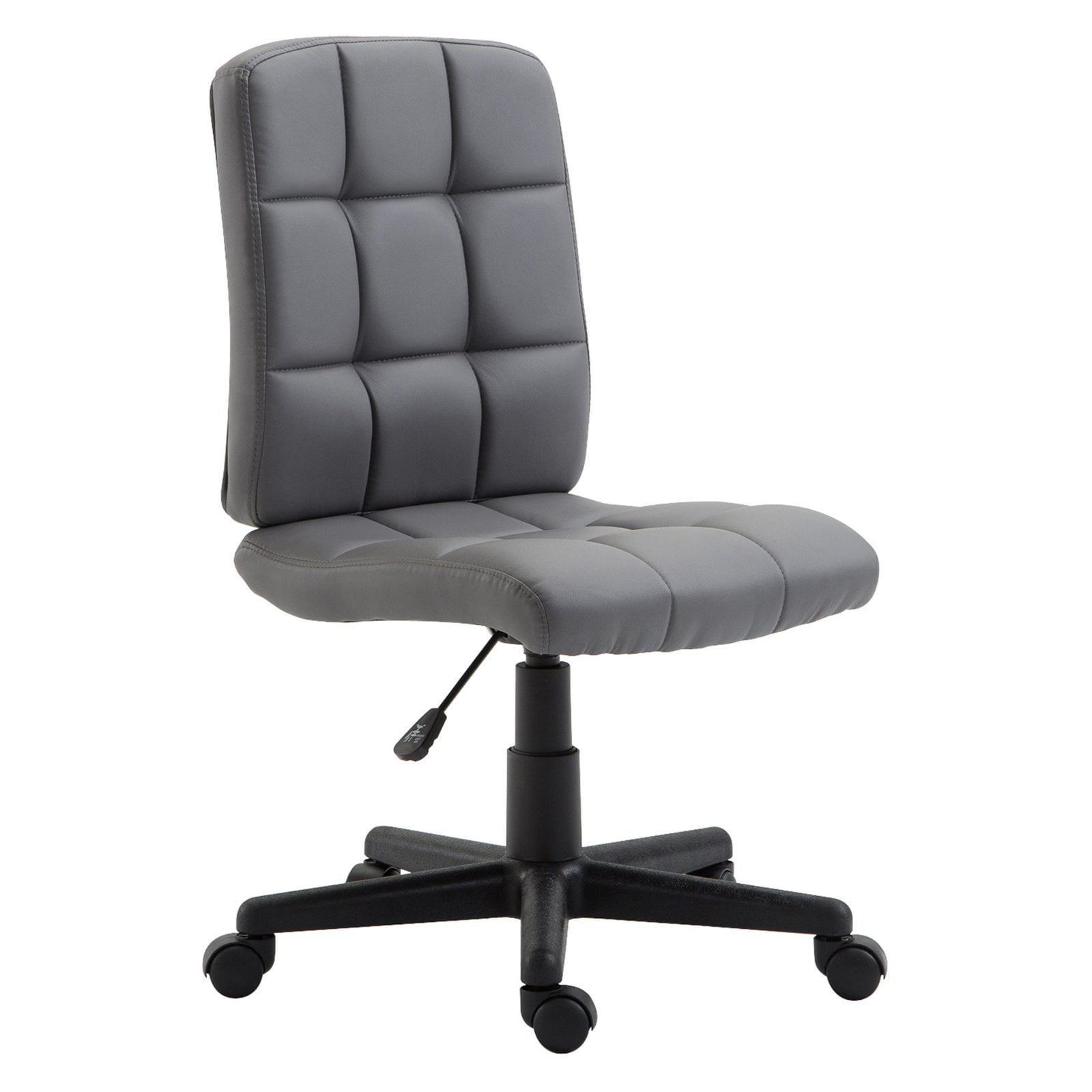 Poly and Bark Polox Task Chair in Vegan Leather Black 