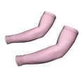 thumbnail image 1 of WIRESTER 1 Pair Arm Sleeves Sun UV Protection Cover With Thumb Holes For Women & Men, Suitable For Cycling, Gardening, Driving, Fishing, Golfing, Hiking - Solid Pink, 1 of 6