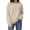 Beige #30, variant on KDDYLITQ Womens Sweatshirt Long Sleeve Crewneck Loose Fit Basic Solid Casual Pullover Tops Y2k Work Trendy Sweatshirts with Front Pocket Coffee L