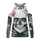thumbnail image 4 of Blusa de manga larga con hombros descubiertos y estampado informal a la moda para mujer de Halloween, sudadera, sudaderas sin capucha Pompotops  FGAJ19312, 4 of 5